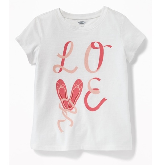 Old Navy Other - Old Navy 💕Love Ballet Slippers Tee 💕